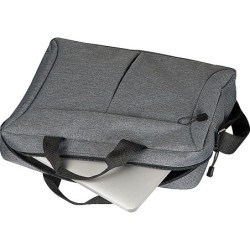 Laptoptasche aus Polyester - Silbergrau