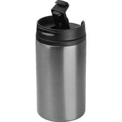 Trinkbecher aus Metall 250ml - Silbergrau