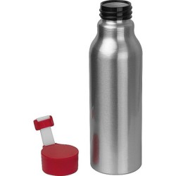 Trinkflasche aus Metall 600ml - Rot