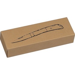 Klappmesser mit Holzgriff - Braun