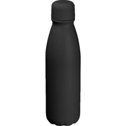 Trinkflasche aus Metall 600ml - Schwarz
