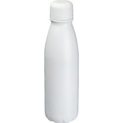 Trinkflasche aus Metall 600ml - Weiß