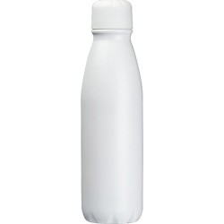 Trinkflasche aus Metall 600ml - Weiß
