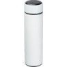 Edelstahlflasche mit LED Temperaturanzeige 450ml - Weiß