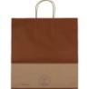 Recycelte Papiertasche groß - Braun