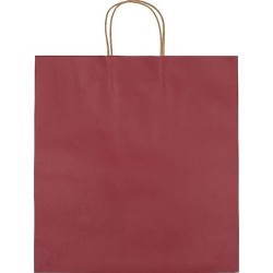 Recycelte Papiertasche groß - Burgund