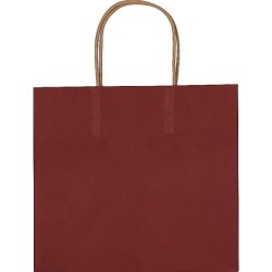 Recycelte Papiertasche klein - Burgund