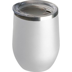 Vakuum Edelstahl Trinkbecher 380ml - Weiß