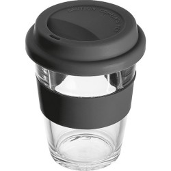 Becher aus Glas 300ml - Schwarz
