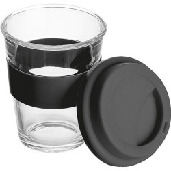 Becher aus Glas 300ml - Schwarz