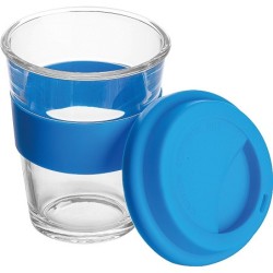Becher aus Glas 300ml - Blau