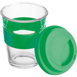 Becher aus Glas 300ml - Grün