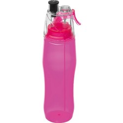 Sporttrinkflasche mit Sprayfunktion  - Pink
