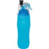 Sporttrinkflasche mit Sprayfunktion  - Hellblau