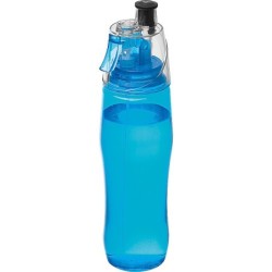 Sporttrinkflasche mit Sprayfunktion  - Hellblau