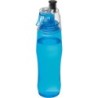 Sporttrinkflasche mit Sprayfunktion  - Hellblau