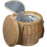 Mark Twain Picknickkorb aus Rattan - Beige