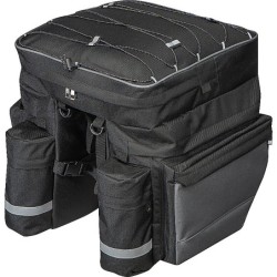Fahrradtasche für den Gepäckträger  - Schwarz