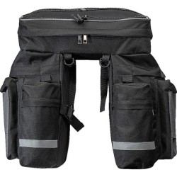 Fahrradtasche für den Gepäckträger  - Schwarz