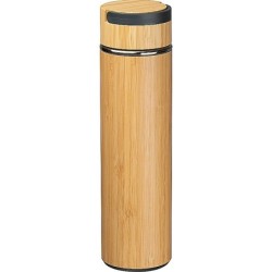 Trinkflasche mit Teesieb Bambus - Beige