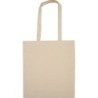 Bio Baumwolltasche (GOTS) mit Bodenfalte - Beige