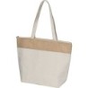Kühltasche aus Baumwolle und Jute - Beige