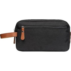 Kosmetiktasche aus Polyester - Schwarz