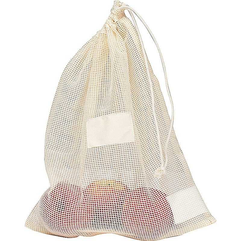 Mehrwegnetz aus Baumwolle - Beige