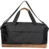 Sporttasche aus RPET mit Korkboden - Schwarz