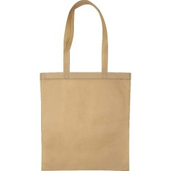 Non Woven Tasche mit langen Henkeln - Beige