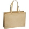 Non Woven Tasche mit Bodenfalte - Beige