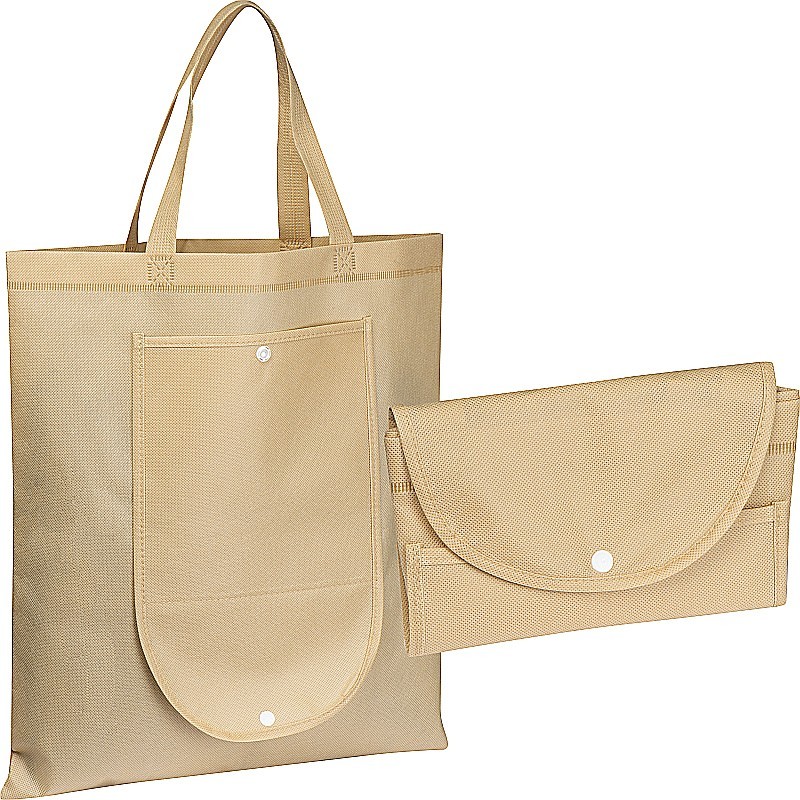 Non Woven Tasche faltbar - Beige