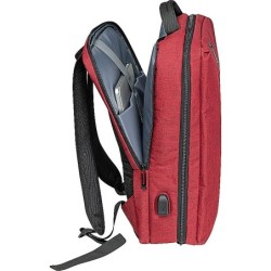 Wasserabweisender Rucksack aus Nylon - Burgund