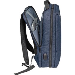 Wasserabweisender Rucksack aus Nylon - Blau