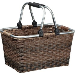 Rattan Einkaufskorb - Braun