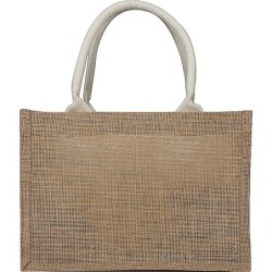 Jute Baumwolltasche zum Ausmalen  - Beige