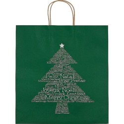 Weihnachtstasche groß - Grün