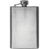 Flachmann aus Edelstahl 104 ml - Silbergrau