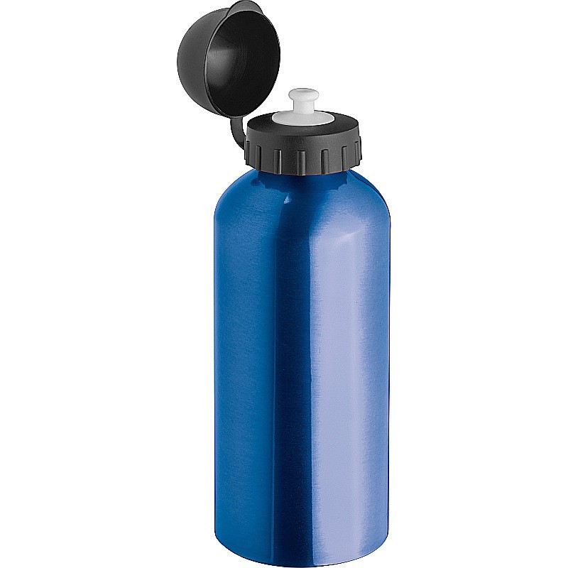 Trinkflasche aus Metall 600ml - Blau
