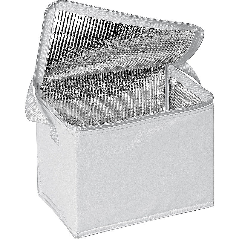 Kühltasche für 6 Dosen à 0,5l - Weiß