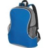 Rucksack mit Seitenfächern aus Polyester - Blau