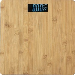 Personenwaage aus Bambus - Beige