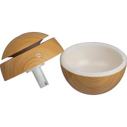 Luftbefeuchter mit LED - Braun
