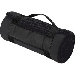 Fleecedecke mit Tragebanderole