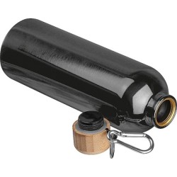 Edelstahltrinkflasche mit Karabiner, 750ml