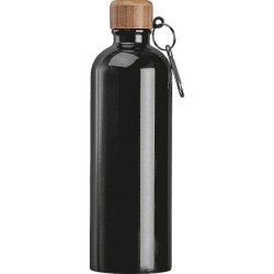 Edelstahltrinkflasche mit Karabiner, 750ml