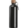 Edelstahltrinkflasche mit Karabiner, 750ml