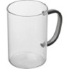 Glastasse mit farbigem Henkel 250ml