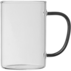 Glastasse mit farbigem Henkel 250ml