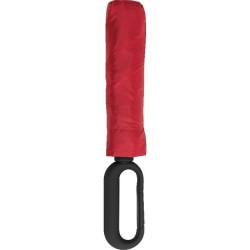 Taschenschirm aus Pongee mit Karabinergriff